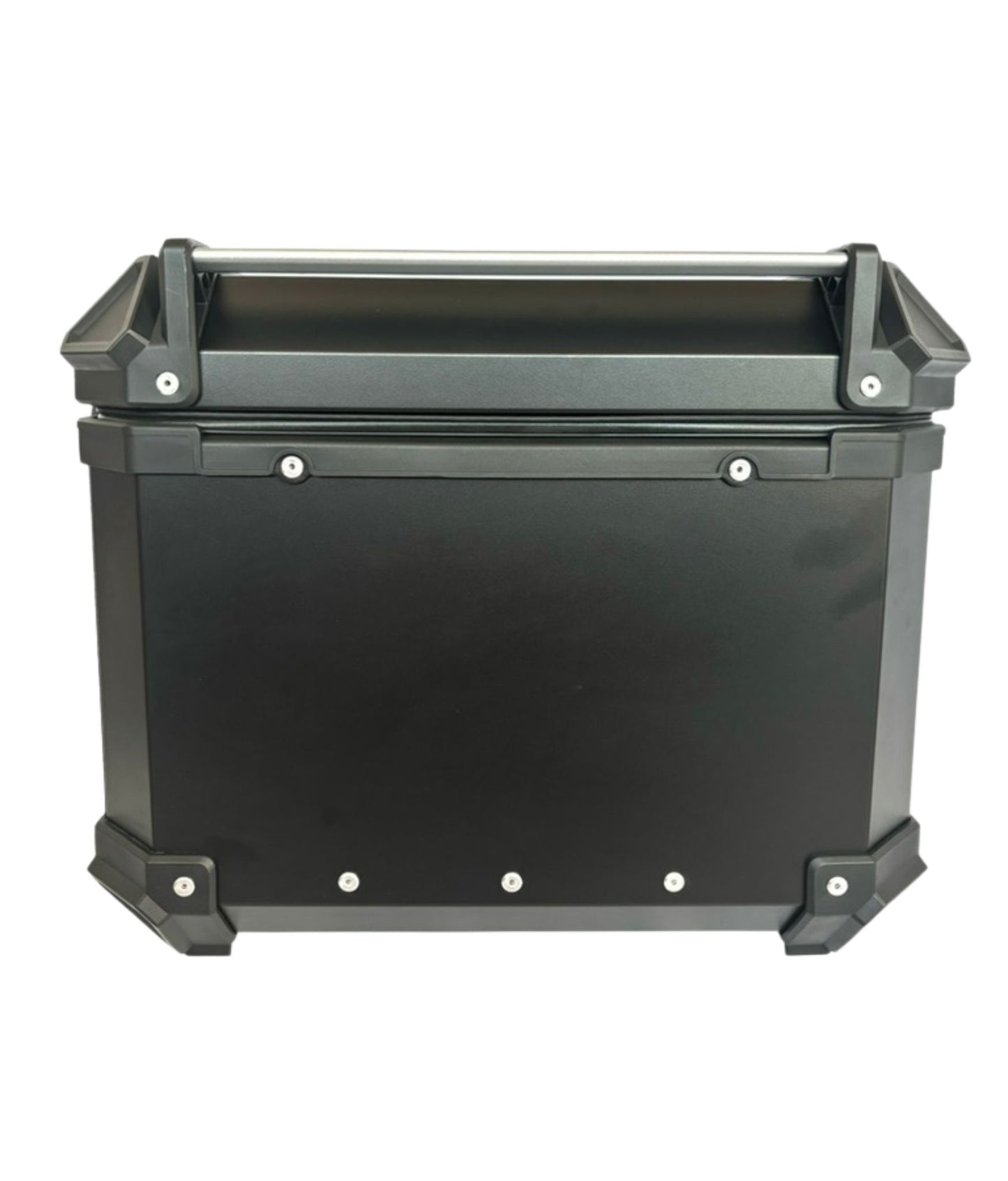 Baúl de Moto GGM 55L Negro – Aluminio Reforzado, Impermeable, Antirrobos, Acolchado Interior de Lujo